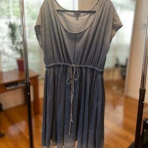 Torrid blue ombré knit drawstring dress Size 2X